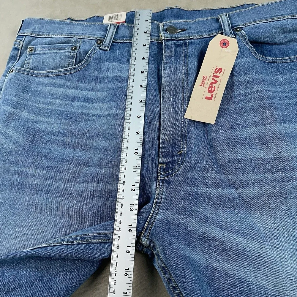 Levis 505‎ Jeans Mens Regular Fit Straight Leg 42x30 Extra Room In Thighs NWT